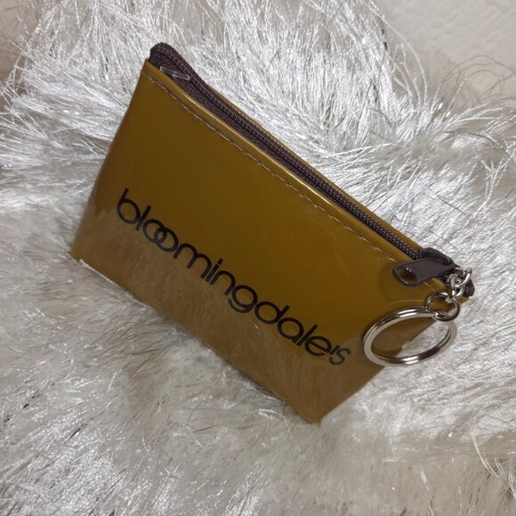 Bloomingdale's Exclusive Little Brown Bag Key Pouch Petite Zip Case - Picture 4 of 7